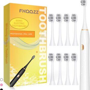 Sonic Electric Toothbrush for Adults and Kids, Rechargeable Toothbrush With 8 Br